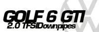 VW Golf 6 GTI 2.0 TFSI tubi di scarico