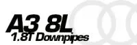 Audi A3 8L 1.8T tubi di scarico