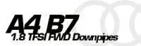 Audi A4 B7 1.8 TFSI FWD Tubi di scarico
