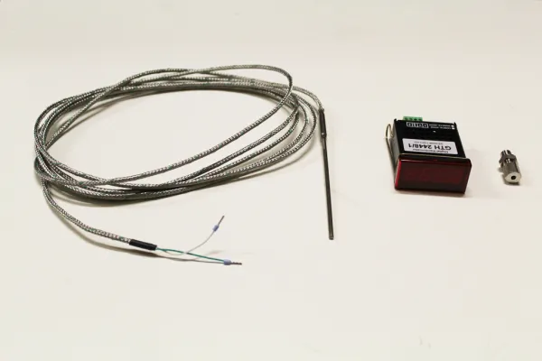 Indicatore digitale della temperatura dei gas di scarico con accessori fino a 1200°C cavo da 3 metri sonda da 3 mm