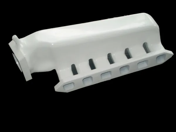 Intake manifold R32 Turbo corto lato uscita in fusione di alluminio bianco bianco