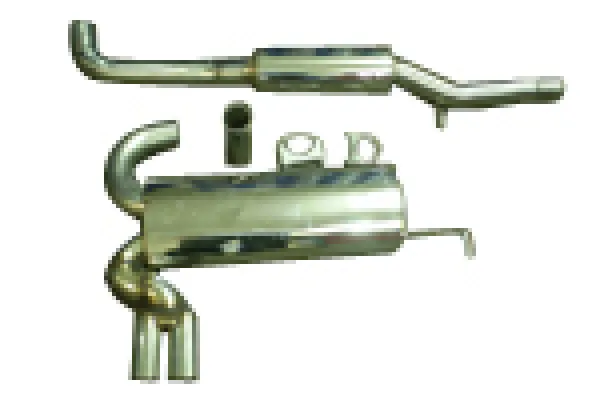 Scarico sportivo BullX 76mm per Audi A3 8L Quattro S3 con omologazione CE (senza registrazione)