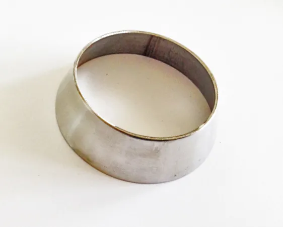 Riduttore per tubi in acciaio inox 89>76mm diametro interno H 38mm riduzione