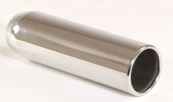 Tubo di scappamento 29 - 100mm tondo svasato acciaio inox