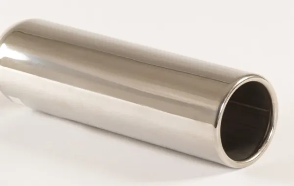 Tubo di scappamento 30 - 70mm tondo svasato acciaio inox