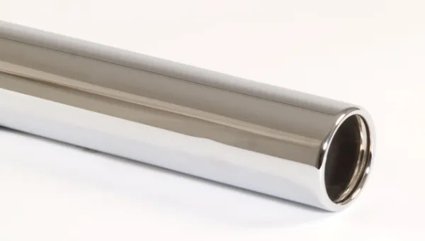 Tubo di scappamento 5 - 80mm tondo flangiato acciaio inox