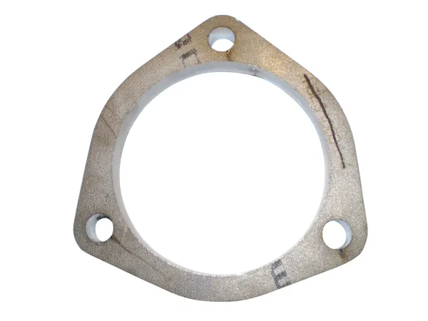 Flangia per cat tre fori ø 76mm acciaio inox