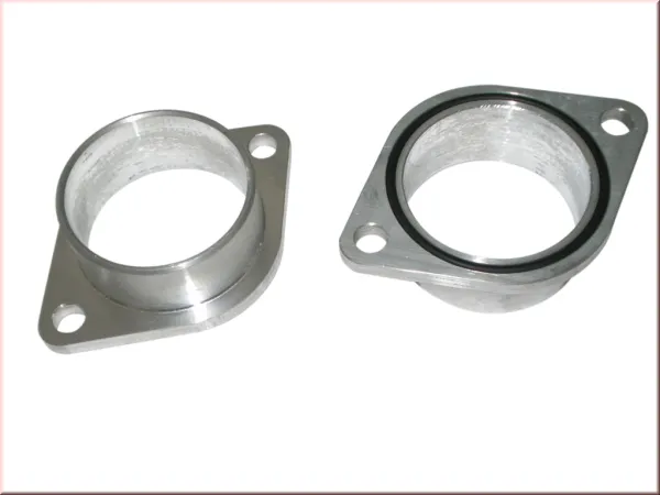 Flangia per alloggiamento compressore per GT2560R 2 fori diametro esterno di collegamento 67 mm