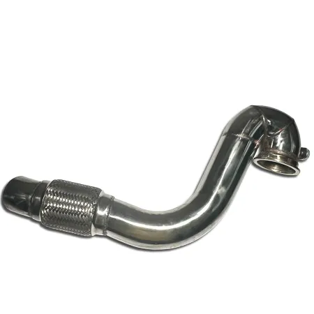 Downpipe a Y 1.8T ø 76mm per GT28xx per collettore spa