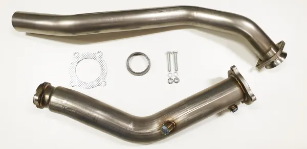 Downpipe a Y per Audi A4 B7 1.8 TFSI 118KW ø 63,5 mm acciaio inox 63,5 mm