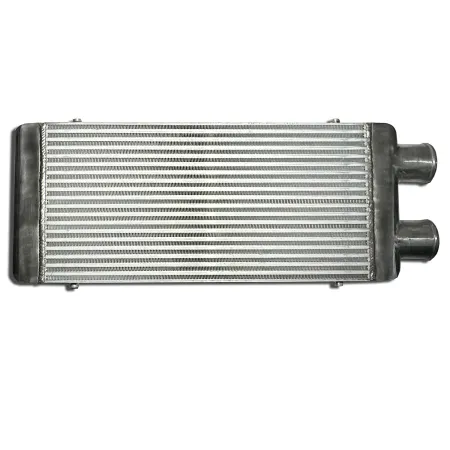 Intercooler 600x300x76mm in alluminio - 76mm connessioni su un lato intercooler