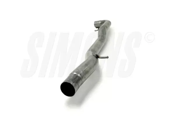 Tubo di ricambio per silenziatore centrale Racepipe ø 70mm in acciaio inox per scarico sportivo Audi S3 8L 1.8T 120216 (041-HAR)