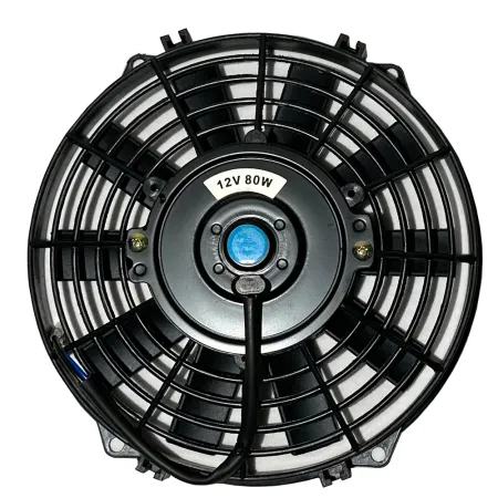 Ventilatore Motorsport 12v 80Watt ø 247mm - lama 215mm profondità 65mm aspirazione e soffiaggio