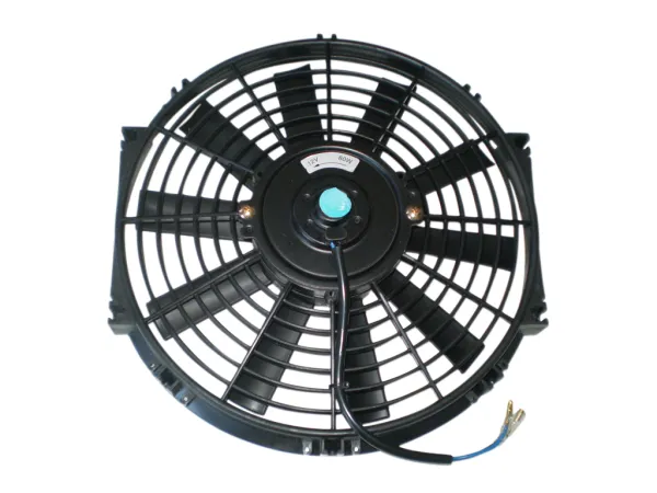 Ventola Motorsport 12v 80Watt ø 305mm profondità 65mm lama ø 275mm aspirazione e soffiaggio