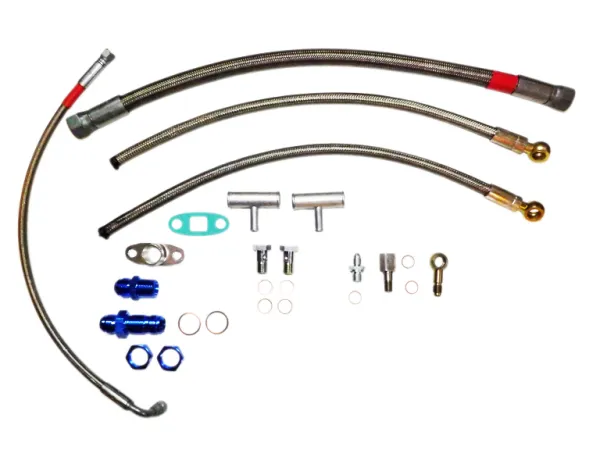 Kit di collegamento olio e acqua per VW 16v G60 Turbo turbocompressori a cuscinetti lisci GT25, T3/T4 T3