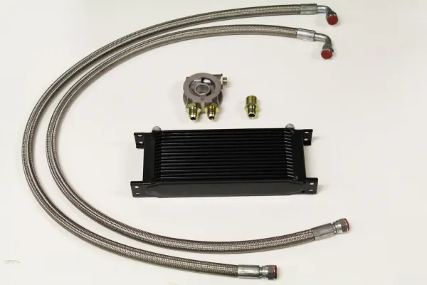 Kit radiatore olio completo per Audi/VW 13 file radiatore olio nero