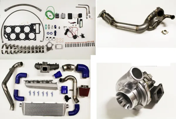 Passat 35i VR6 kit turbo completo GT30 o GT35 fino a 400 CV, pronto per l'installazione, plug and play