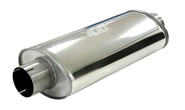 Silenziatore universale Simons ø 89mm 3,5" ovale "Grand" 140x220mm L 500mm acciaio inox