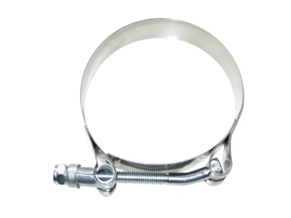 Morsetto HD a fascia larga 60-68 mm per silicone da 57 mm in acciaio inox largo 19 mm