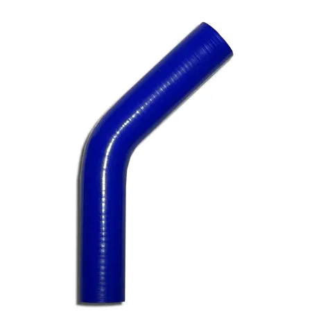 Bogen in silicone 45° grado 30mm diametro interno blu L 100mm 3 strati 4mm spessore parete