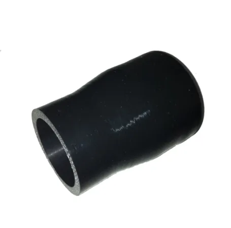 Riduttore in silicone diritto 60x57mm diametro interno nero L 100mm 4 strati 5mm Wa