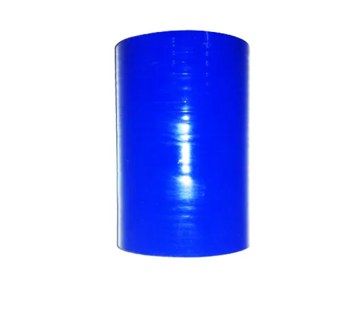 Connettore in silicone dritto ø 83mm blu