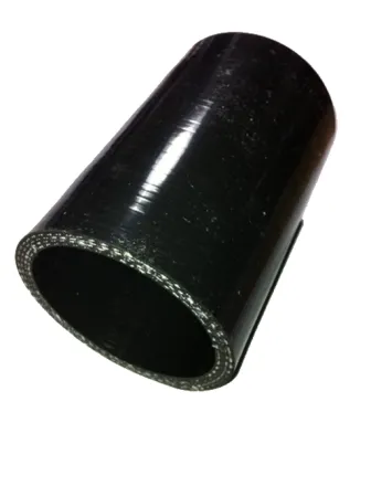 Connettore in silicone diritto ø 89 mm nero 5 strati spessore parete 6 mm
