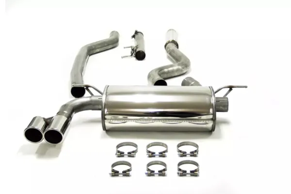 Simons Sistema di scarico sportivo in acciaio inox 2x 80 mm per BMW F36 420i, 428i