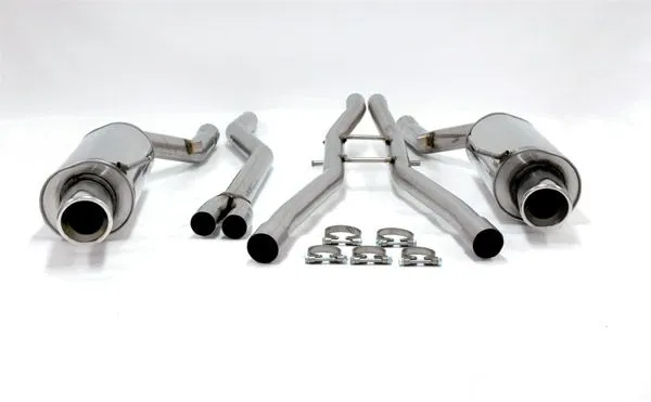 Simons Sistema di scarico sportivo in acciaio inox duplex 100 mm per Audi A6 (C5) Quattro berlina/avant/stazione wagon 1.8T