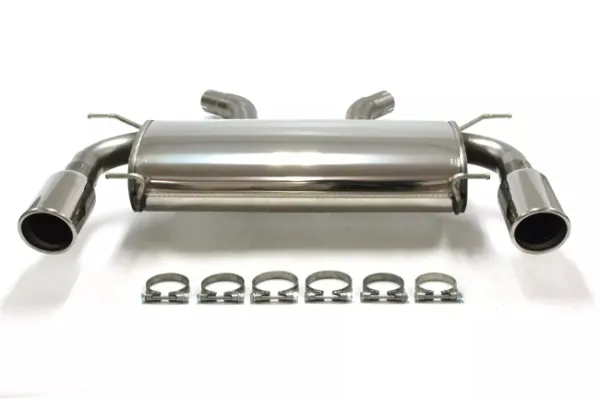 Simons Impianto di scarico sportivo in acciaio inossidabile Duplex 100 mm per BMW E90 335i
