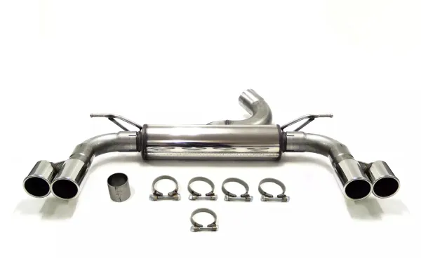 Simons Sistema di scarico sportivo in acciaio inox Duplex 2x 80 mm per BMW F33 420D