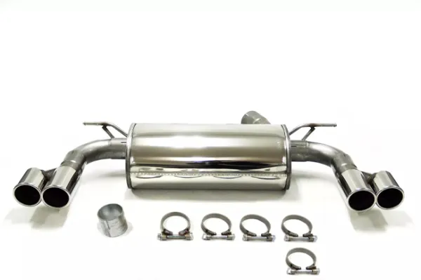 Simons acciaio inox sistema di scarico sportivo Duplex 2x 80 mm per BMW F33 420i, 430i