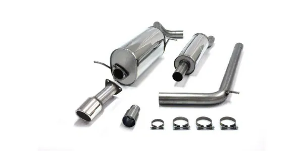 Simons Sistema di scarico sportivo in acciaio inox 1x90 mm per Audi A1 1.2 TSI senza immatricolazione