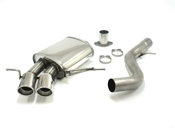 Scarico sportivo per BMW 135i Coupé E82 306PS ø 76mm in acciaio inox