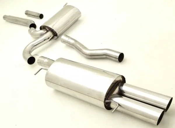 Scarico sportivo per Passat 1.8T 2.5TDI ø 70mm con omologazione CE (senza registrazione)