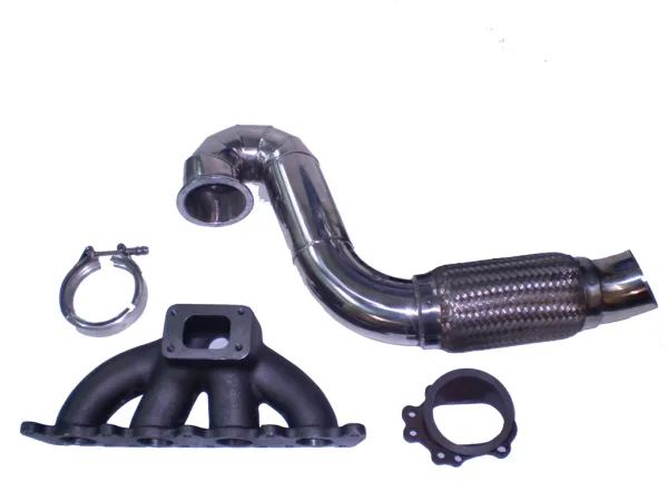 Kit turbo per Golf 4 1.8T, Audi A3, TT, Leon - downpipe + collettore turbo + V-band