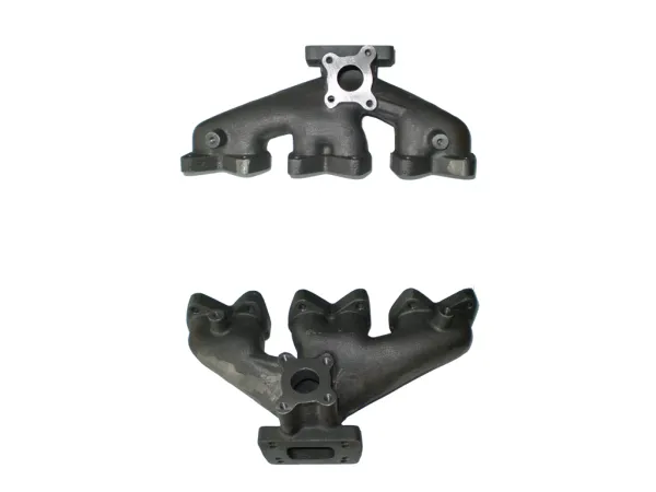 Collettore turbo per VR6 12v in nichel fuso T3 + flangia T4 + attacco Audi S2 o attacco WG 38mm