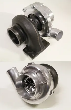 Turbocompressore GTX3076 HF High Flow 60A/R - 82A/R flangia T3 montata su cuscinetti a sfera