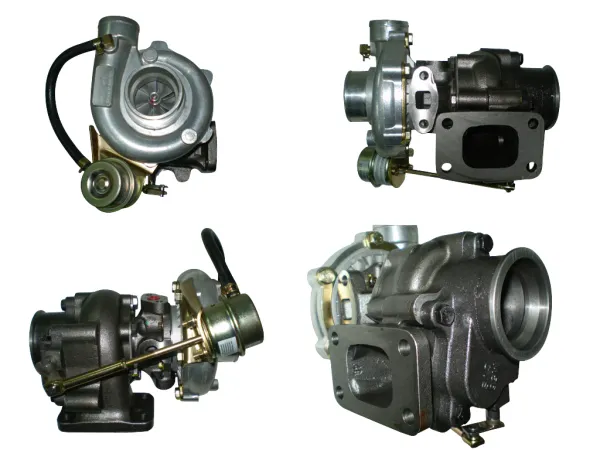 Turbocompressore T3 320 CV con wastegate 42A/R-48A/R 360° cuscinetti da competizione Flangia T3