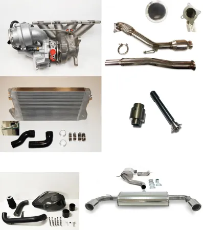 aggiornamento Kit Turbo 2.0 TFSI A3 S3 8P, TT 8J, Leon 1P, Octavia 1Z, Golf 5, 6 R, GTI, Scirocco, T6, EOS con TÜV fino a 380CV