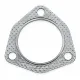 Guarnizione a 3 fori per Audi 1.8T tra catalizzatore e downpipe - diametro interno 60 mm