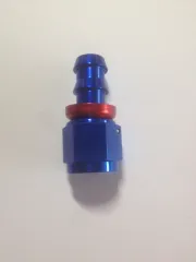 30x Raccordo in alluminio diritto D08 3/4 UNF a 13 mm per tubo flessibile raccordo a pressione push on