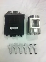 ECU Tune VR6 Turbo 400 CV 1,5 bar con 6 iniettori e misuratore di massa aria da 80 mm
