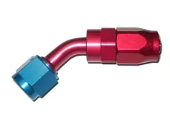 Raccordo in alluminio Alu Curva per tubi a 45° D06 9/16-18 UNF Raccordo in alluminio