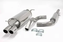 Sistema di scarico/scarico sportivo per Seat Leon 1.8T 1M 180PS ø 63,5mm in acciaio inox con omologazione CE (senza registrazione)