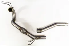 Tubo di ricambio per filtro antiparticolato diesel / downpipe ø 63,5 mm in acciaio inox per VAG 1.9 TDI 2.0 TDI a partire dal 2003