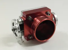 Valvola a farfalla interna ø 80mm in alluminio per VR6 R32 16v 1.8T Turbo etc.silver