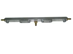 Barra di iniezione per VW VR6 Turbo in alluminio 2 attacchi