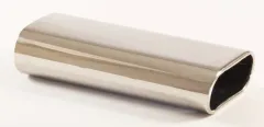 Tubo di scarico 11 - 70x90mm ovale svasato acciaio inox