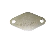 Flangia per wastegate 38mm in acciaio Piastra di chiusura per connessione wastegate cieca